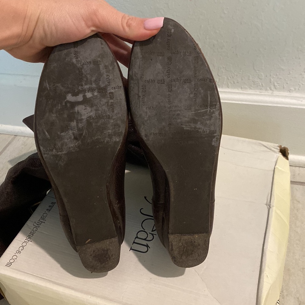 Brazilian leather Cathy Jean Boots. Size 10 - Picture 4 of 4